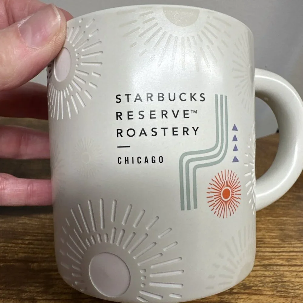 Starbucks Chicago‎ Reserve Roastery 12 Ounce Diner Coffee Mug Collectible 2023